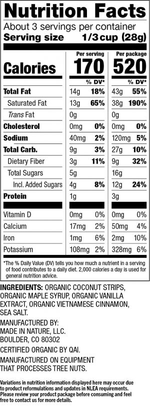 Coconut Chips Cinnamon - Image 6